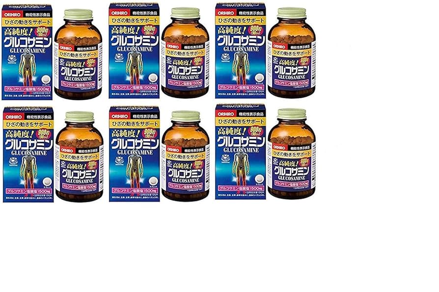 Amazon | オリヒロ グルコサミン粒徳用 900粒×6個セット
